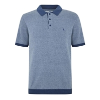 Jack Wills Birdseye Polo barbati albastru crem