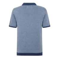 Jack Wills Birdseye Polo barbati albastru crem