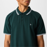 Jack Wills Edgeware Tipped Polo verde