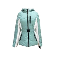 Jack Wills LS cu gluga Puffer pentru femei albastru aqua