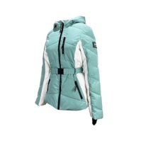 Jack Wills LS cu gluga Puffer pentru femei albastru aqua