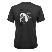 Jack Wolfskin Vonnan Tee pentru barbati negru