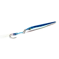 JIG MOONRISER albastru rosu CHROME 120G 20MM MUSTAD