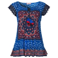 Joe Browns albastru Boho Top