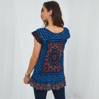 Joe Browns albastru Boho Top