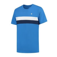 Tricouri Tricou decolteu rotund K Swiss Core Team cu dungi - pentru Barbati french albastru