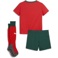 Kit Mini Puma Portugalia Acasa 2025 pentru Bebelusi rosu galben