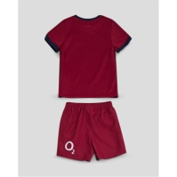 Kit Mini Umbro Anglia Rugby Alternate 2024 2025 pentru Bebelusi rosu