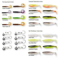 KIT PERCH ACADEMY MIXED COLORS 32BUC SAVAGE GEAR