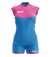 Kit volei Sara Zeus deschis albastru roial roz fosforescent