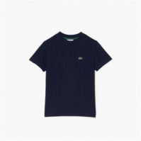 Tricouri sport Tricou cu logo Lacoste Lacoste Basic - Juniors bleumarin