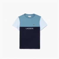 Lacoste Lacoste Block Tee Jn52 albastru multicolor hji