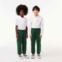 Pantaloni jogging LACOSTE Paris Piqué Juniors verde