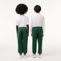 Pantaloni jogging LACOSTE Paris Piqué Juniors verde