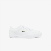 Adidasi sport Lacoste Lace-Up Logo alb 21g