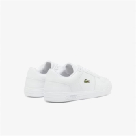 Adidasi sport Lacoste Lace-Up Logo alb 21g