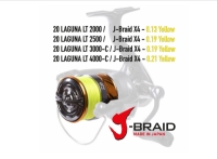 Mulineta LAGUNA LT 2500 JB4 3RUL 150MX0,20MM 5,3:1 DAIWA