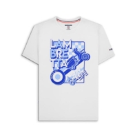 Lambretta Tee alb