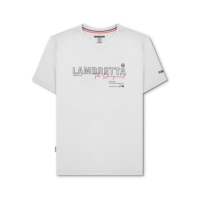 Lambretta Tee alb