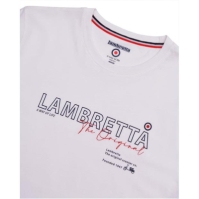 Lambretta Tee alb