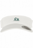 LIT Visor alb Mister Tee