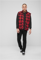 Lumber Vest rosu negru Brandit