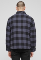 Lumberjacket negru gri Brandit