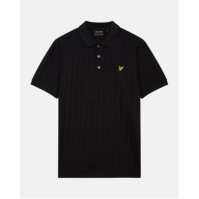 Lyle and Scott Lyle Argyle Plo pentru barbati jet negru z865