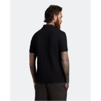 Lyle and Scott Lyle Argyle Plo pentru barbati jet negru z865