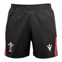 Pantaloni scurti antrenament Macron Welsh Rugby Union pentru Barbati negru