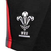 Pantaloni scurti antrenament Macron Welsh Rugby Union pentru Barbati negru