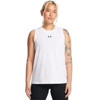 Maiou Under Armour Muscle alb negru