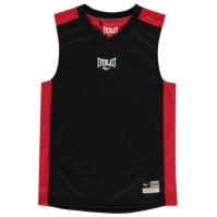 Maiouri pentru baschet Everlast pentru baietei negru rosu