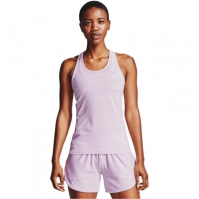 Maiouri Under Armour HeatGear Racer pentru Femei transparent lila