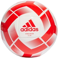 Minge fotbal Adidas Starlancer Club Ball alb and rosu IA0974