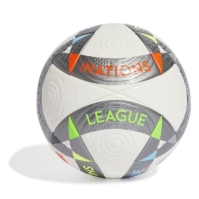 Minge fotbal adidas UEFA Nations League Pro 2024 pentru adulti alb argintiu