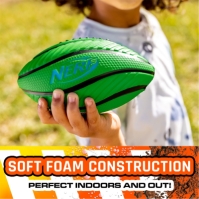 Minge fotbal american Nerf Spiral Grip Foam portocaliu