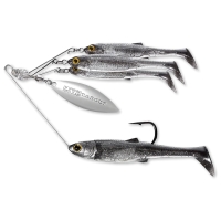 MINNOW RIG SPINNERBAIT MEDIUM 11G SMOKE argintiu LIVE TARGET