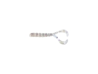 NALUCA AJI FINESSE CHIKI CRAWL TAIL 4,3CM CLEAR mov GLITTER 12BUC PL MUSTAD