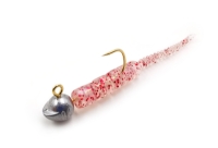 NALUCA AJI MICRO BACHI 5CM portocaliu GLOW GLITTER MUSTAD