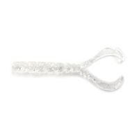 NALUCA AJI MICRO CHIKI 4,3CM CLEAR argintiu GLITTER MUSTAD