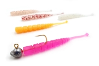 NALUCA AJI MICRO PLU 5CM CLEAR RAINBOW GLITTER MUSTAD