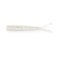 NALUCA AJI SPLIT TAIL 5CM CLEAR RAINBOW GLITTER 12BUC PL MUSTAD