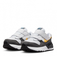 Nike Air Max System Sneakers pentru Bebelusi alb portocaliu gri