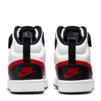 Nike Court Borough Mid 2 Big Shoe pentru Copii alb rosu negru