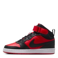 Nike Court Borough Mid 2 Big Shoe pentru Copii rosu negru alb