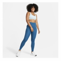 Bustiera sport Nike Alate All U Light-Support Lightly cu captuseala U-Neck pentru femei albastru