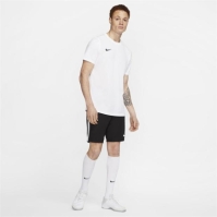 Nike Dri-FIT Park 7 maneca scurta Soccer Jersey (Stock) pentru Barbati alb negru