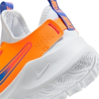 Nike Flex Runner 3 Little Shoes pentru Copii alb portocaliu