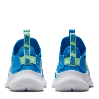 Nike Flex Runner 3 Little Shoes pentru Copii albastru verde